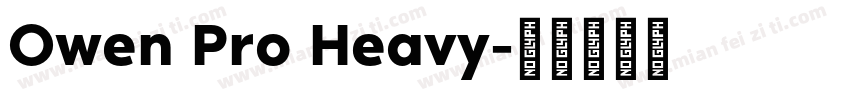 Owen Pro Heavy字体转换